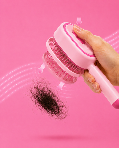 【Fathersdaygift】Multi-Function Hair Mist Spray Comb - Portable Detangling Brush with Fine Mist Nozzle, Refillable with Water, Leave-In Conditioner or Essential Oil, Suitable for All Hair Types